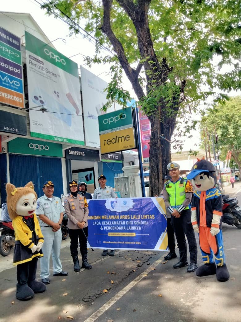 Wujudkan Tertib Berlalu Lintas, Jasa Raharja Cabang Sumbawa dan Polres Sumbawa Gelar Operasi Keselamatan
