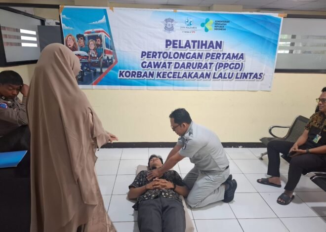 Perkuat Respons Cepat Kecelakaan, Jasa Raharja NTB Hadir dalam Sosialisasi PPGD di Lombok Utara