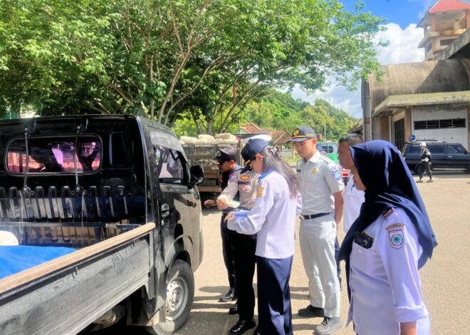 Wujud Transportasi Berkeselamatan, Jasa Raharja NTB Turut Berpartisipasi Dalam Giat Penertiban Angkutan Umum dan Barang