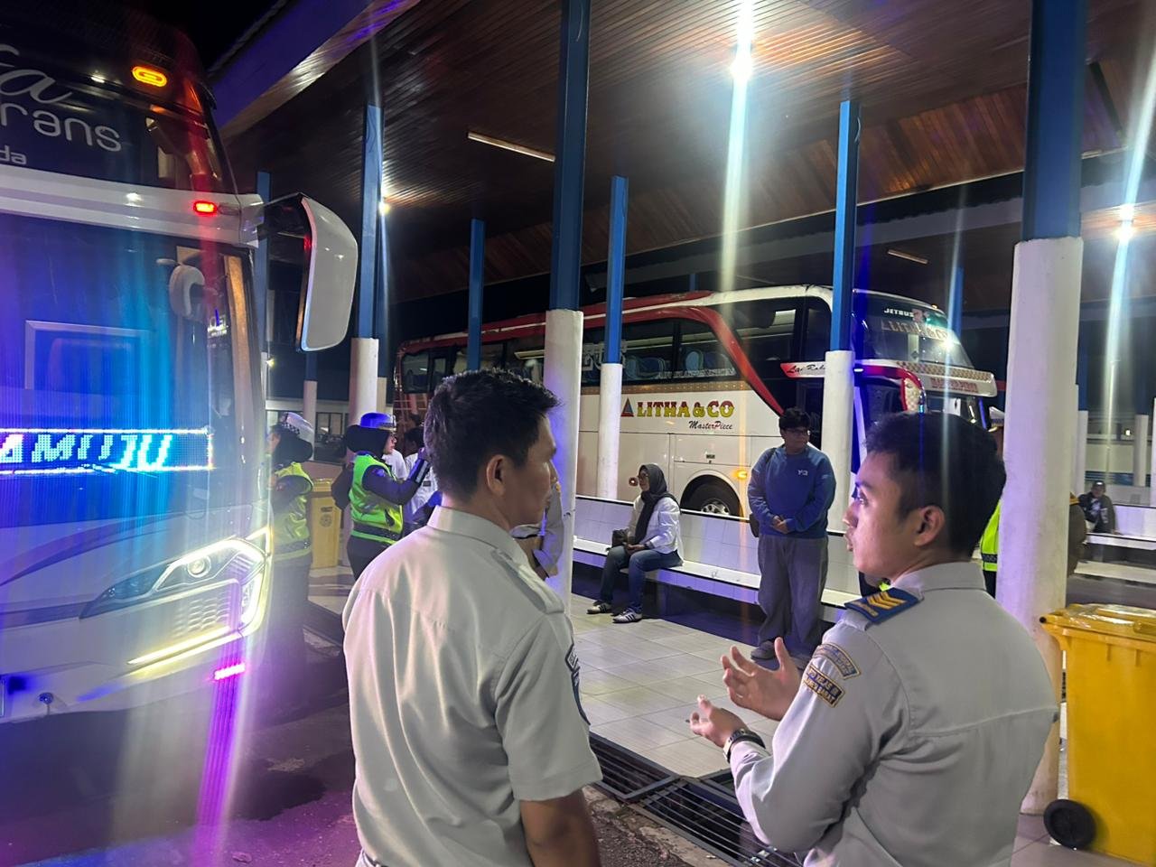 Sinergi Keselamatan, Bersama Cegah Lakalantas : Jasa Raharja Cabang Mamuju Laksanakan Giat Rampcheck Kendaraan di Terminal Simbuang Jelang Arus Mudik Lebaran Tahun 2026