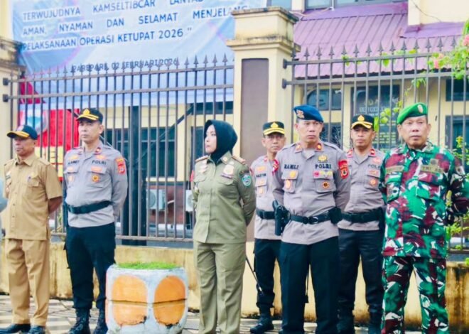 Jasa Raharja Cabang Parepare Menghadiri Apel Gelar Pasukan Operasi Patuh Keselamatan Pallawa 2026 di Polres Parepare