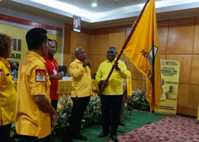 Abisai Rollo Terpilih Aklamasi, Golkar Jayapura Siap Perkuat Konsolidasi