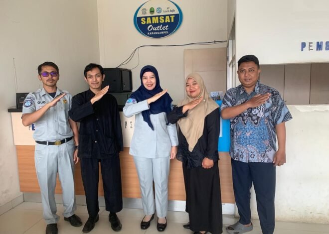 Tingkatkan Kualitas Layanan, Kepala Jasa Raharja Indramayu Tinjau Samsat Outlet Karangampel