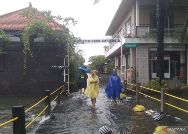 BPBD Bali Ingatkan Warga Waspada Sirene Banjir di Tengah Hujan Angin