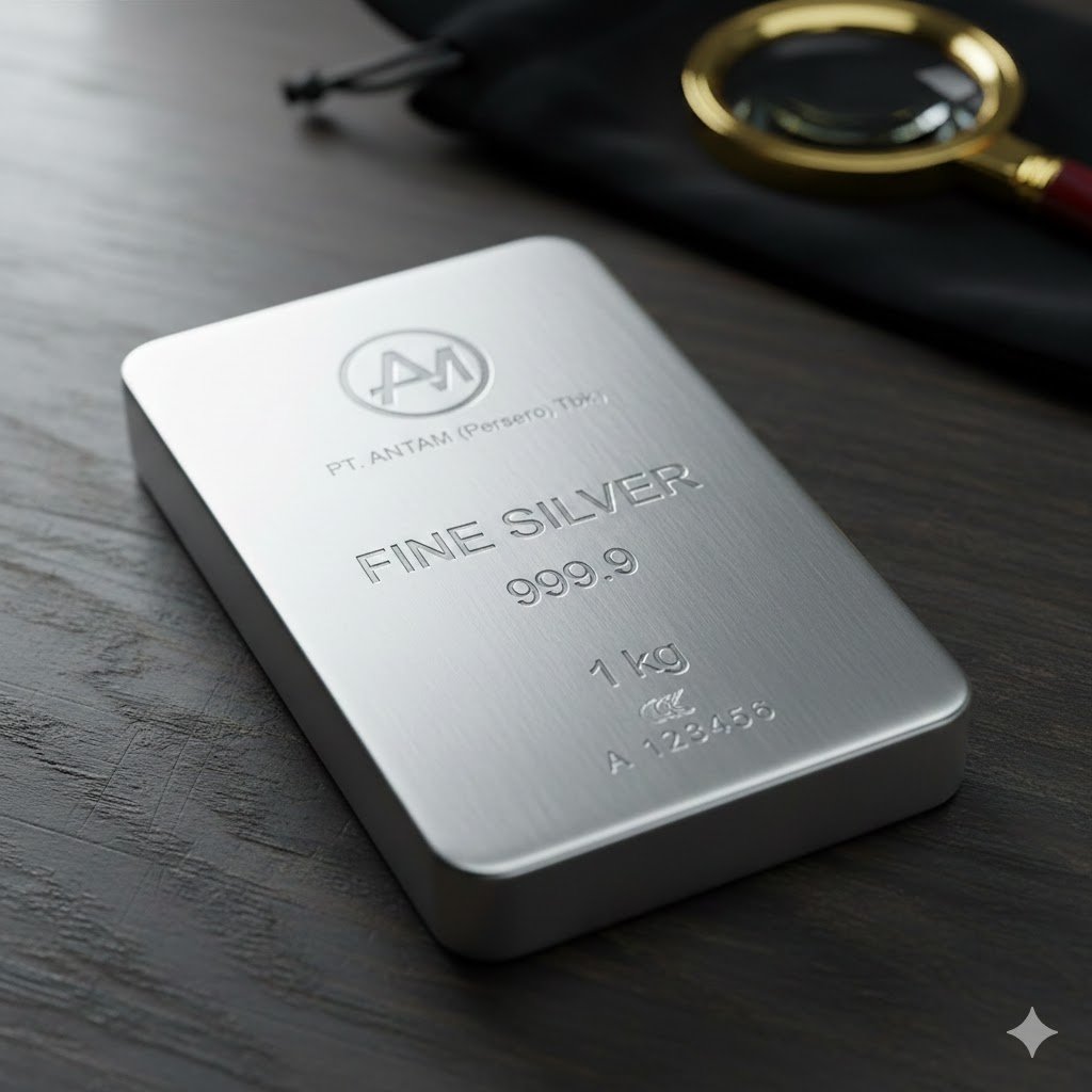 Harga Perak Antam Naik Tipis 27 Februari 2026, Sentuh Rp 55.100 per Gram