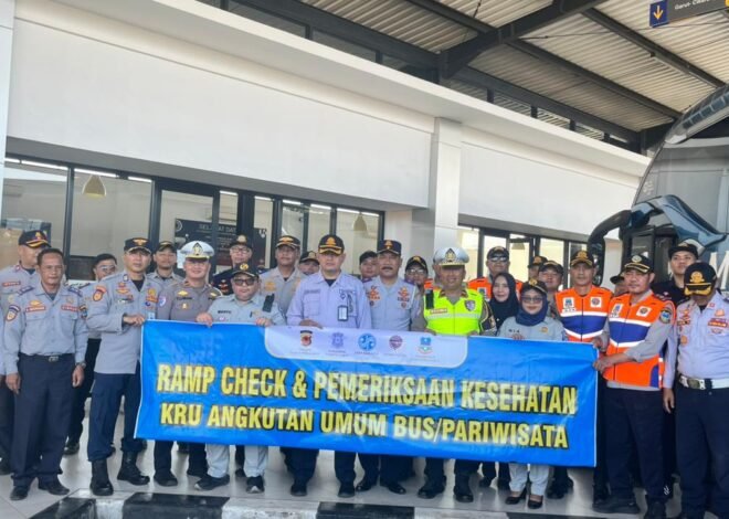 PT Jasa Raharja Hadir dalam Kegiatan Pelaksanaan Ramp Check di Terminal Tipe A Garut