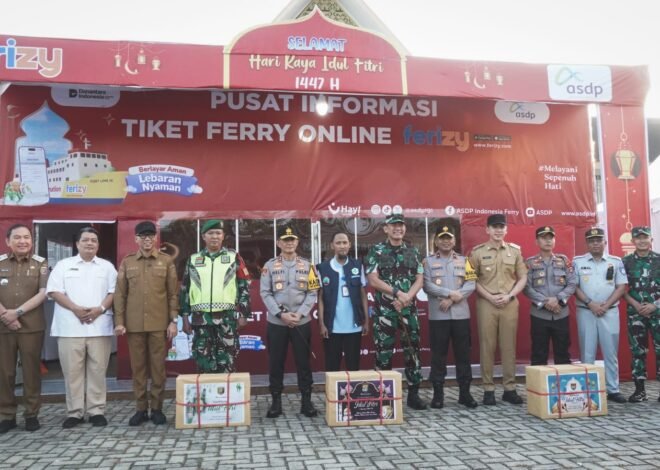 Pastikan Kesiapan Arus Mudik, Jasa Raharja Wilayah Lampung Ikuti Peninjauan Pos Pam di Bakauheni