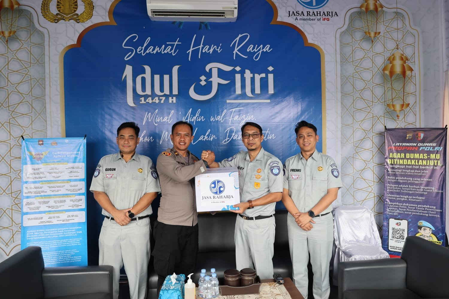 Pantau Langsung Posyanter Tempel, Jasa Raharja DIY Perkuat Sinergi Pengamanan Arus Mudik-Balik