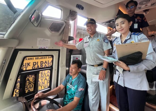 Pastikan Armada Aman untuk Mudik, Tim Gabungan Gelar Rampcheck di PO Arista Union dan Jasindo Trans Karanganyar