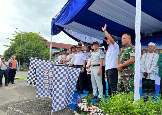 Flag Off Pelepasan Peserta Angkutan Balik Mudik Gratis Kementrian Perhubungan Tahun 2026 / 1447 H