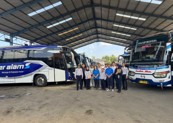 Jelang Lebaran 2026, BPTD Kelas I Jawa Tengah dan Jasa Raharja Magelang Laksanakan Rampcheck Armada Bus di Kabupaten Purworejo