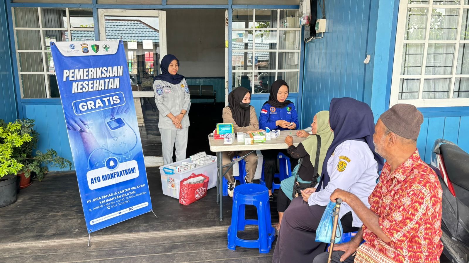 Jasa Raharja Kalsel Hadirkan Layanan Kesehatan di Pusat Aktivitas Masyarakat