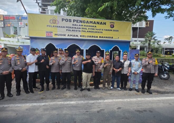 Dukung Kelancaran Lebaran, Jasa Raharja Kalteng Bersama Kapolda Kunjungi Posko Pengamanan