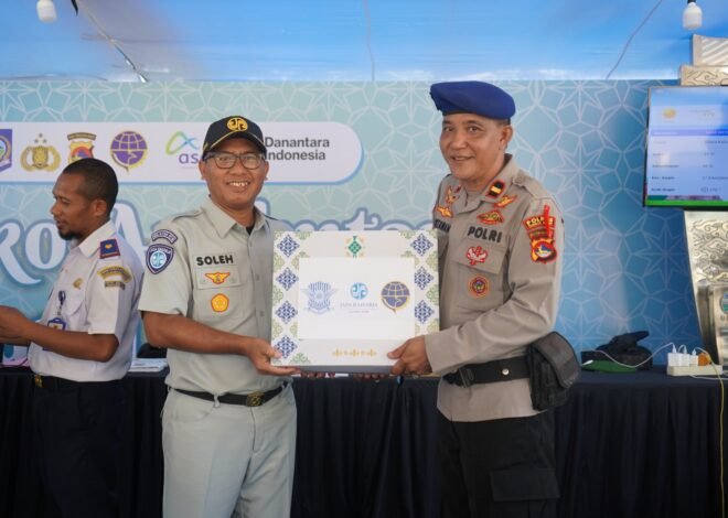 Jasa Raharja NTB Perkuat Sinergi Lewat Aksi Simpatik di Posko Pengamanan