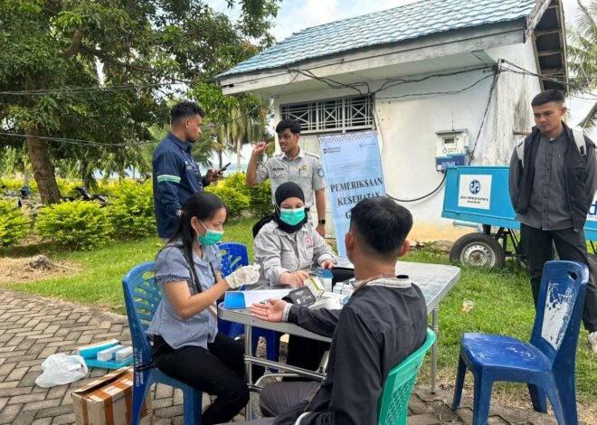 Mudik Sehat, Perjalanan Selamat : Jasa Raharja Mamuju Laksanakan Pemeriksaan Kesehatan Gratis (MUKL) Jelang Mudik Lebaran di Pelabuhan Ferry Mamuju