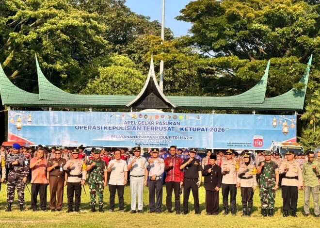 Jasa Raharja Sumatera Barat Ikut Serta Dalam Apel Gelar Pasukan Operasi Ketupat 2026 di Padang, Perkuat Kesiapan Pengamanan Idulfitri 1447 H