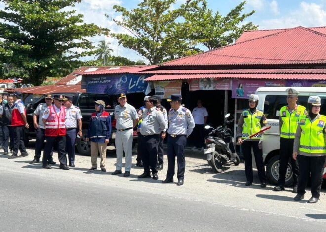 Jasa Raharja Sumatera Barat Hadiri Uji Coba Rekayasa Lalu Lintas One Way di Exit Tol Padang–Sicincin