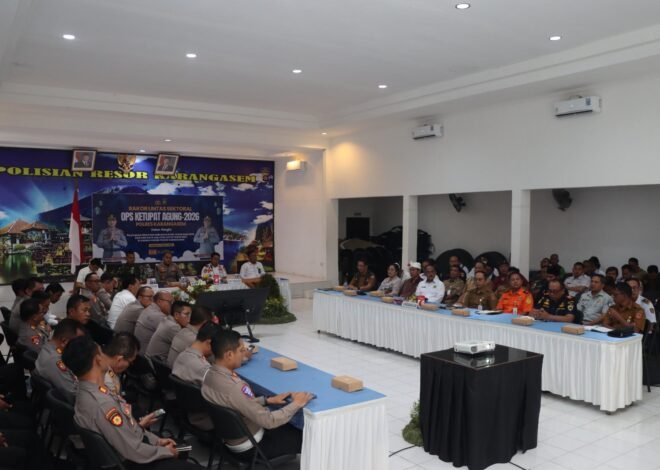 Jasa Raharja Bali Hadiri Rakor Kesiapan Operasi Ketupat Agung 2026 di Polres Karangasem