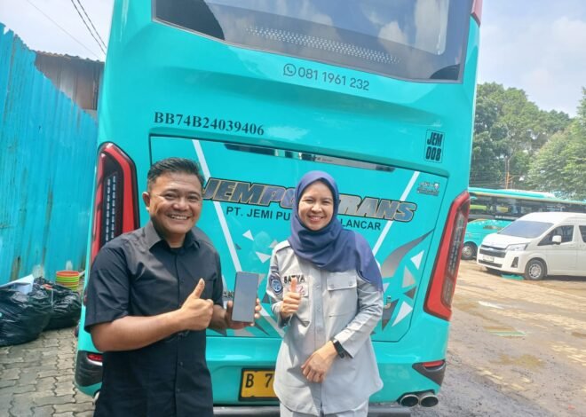 Proaktif di Bulan Ramadhan Jasa Raharja Pastikan Keterjaminan Penumpang dan Sosialisasi Signal di PO Bus Jempol 
