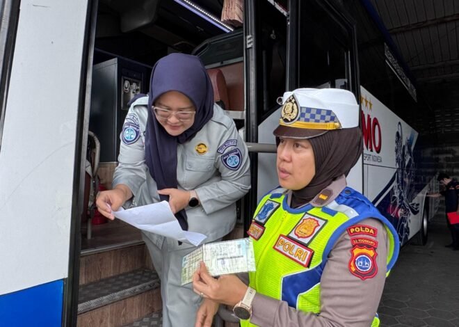 Pastikan Kesiapan Angkutan Lebaran 2026, Jasa Raharja Bersama Stakeholder Gelar Ramp Check Bus Bimo Transport 