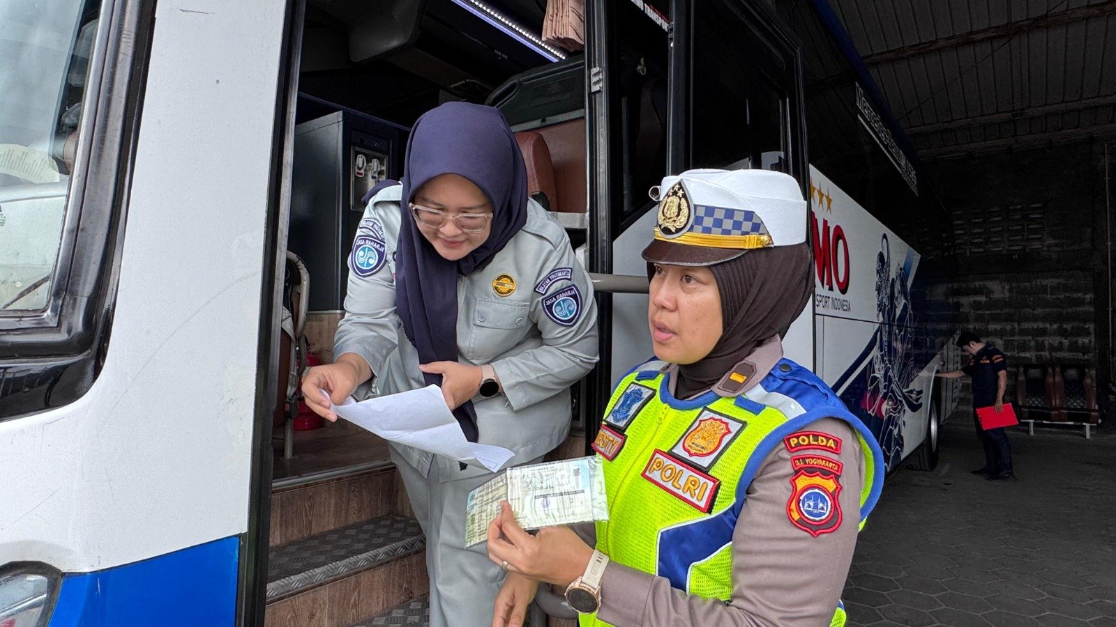 Pastikan Kesiapan Angkutan Lebaran 2026, Jasa Raharja Bersama Stakeholder Gelar Ramp Check Bus Bimo Transport 