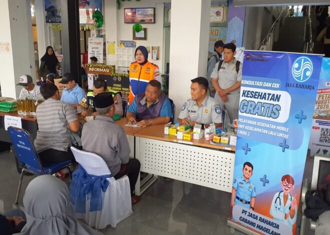 Jasa Raharja Magelang Gelar Pemeriksaan Kesehatan Gratis di Terminal Mendolo Wonosobo Dukung Pencegahan Kecelakaan Arus Balik Lebaran 2026