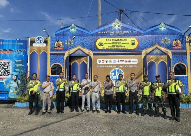 Jasa Raharja Magelang Berikan Hibah kepada Polres Kebumen guna Pos Pelayanan Lebaran  1447 H Tahun 2026