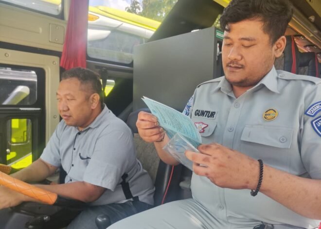 BPTD dan Jasa Raharja Jawa Tengah Gelar Ramp Check di Garasi Bus, Pastikan Kesiapan Armada Mudik Lebaran 2026