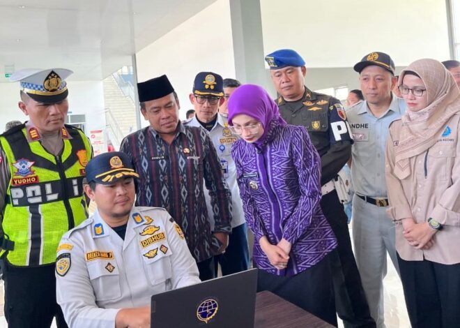 Jelang Perayaan Idul Fitri ,Jasa Raharja dan Instansi Terkait Gelar Ramp Chek dan Tes Urin di Terminal Tamanan Kediri.
