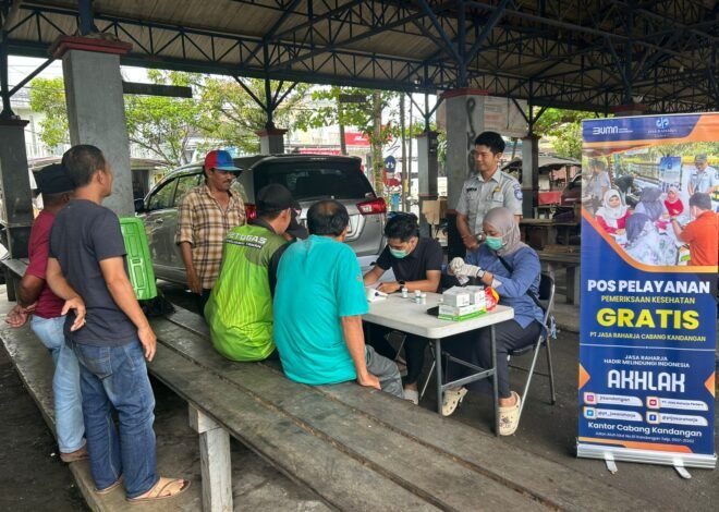 Jasa Raharja Hadirkan Layanan Pengobatan Gratis untuk Masyarakat di Terminal Kandangan