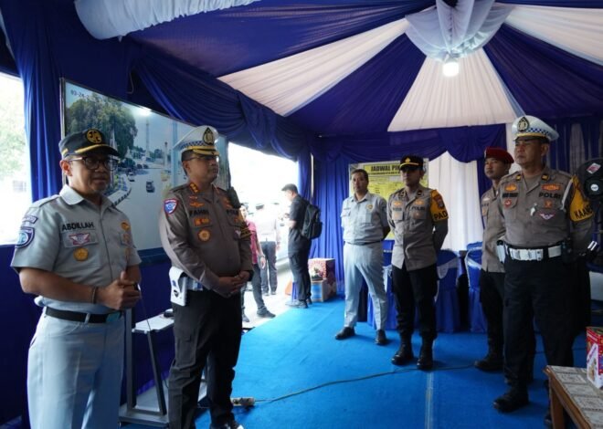 Jasa Raharja Bersama Ditlantas Polda Kalsel Tinjau Pos Pengamanan Jalur Wisata