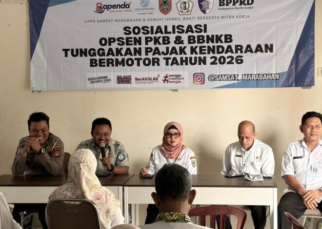 Tim Pembina Samsat Marabahan Sosialisasikan Opsen PKB dan BBNKB, Dorong Masyarakat Tertib Pajak Kendaraan