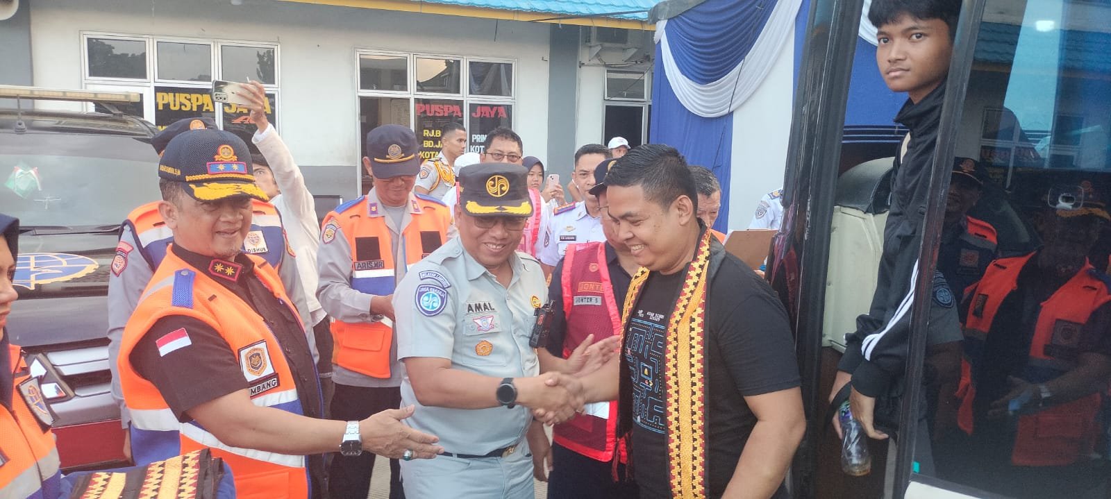 Jasa Raharja Wilayah Lampung Sambut Peserta Mudik Gratis di Terminal Rajabasa, Wujudkan Perjalanan Aman dan Nyaman