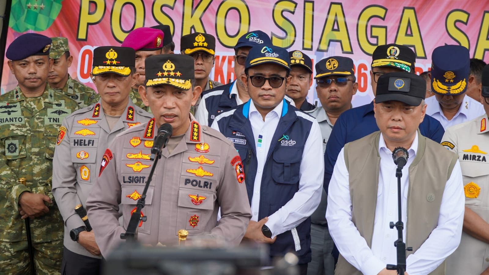 Jasa Raharja Lampung Pastikan Perlindungan Pemudik, Ikuti Peninjauan Arus Balik Bersama Kapolri dan Menhub di Bakauheni