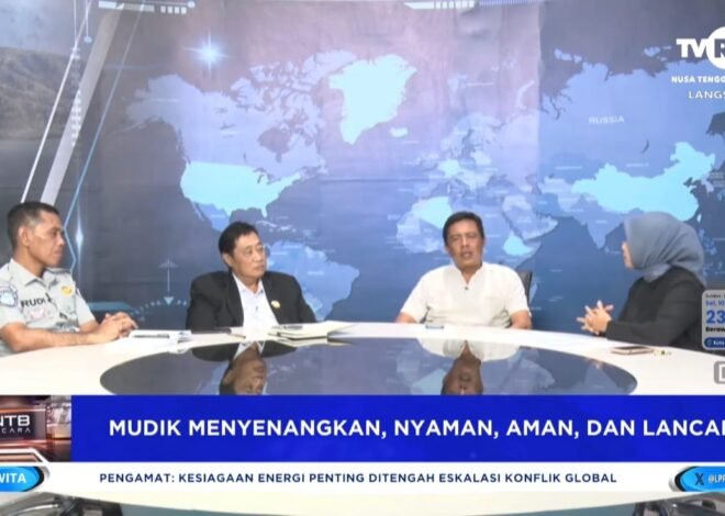 Perkuat Keselamatan Mudik, Jasa Raharja NTB Hadir dalam Dialog TVRI Bersama Dishub dan Organda