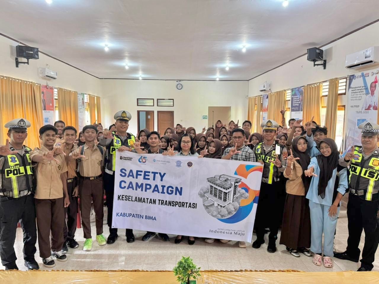 Sinergi Jasa Raharja dan Satlantas Polres Bima Tanamkan Budaya Tertib Lalu Lintas Sejak Dini