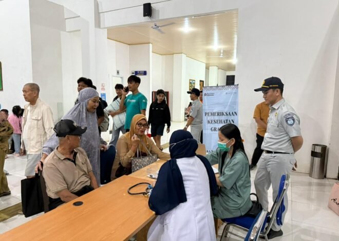 Jasa Raharja Cabang Mamuju Laksanakan Pemeriksaan Kesehatan Gratis (MUKL) dalam Rangka PAM Lebaran 2026 di Terminal Simbuang
