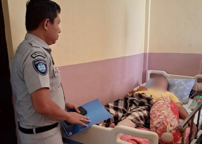 Wujud Kepedulian Terhadap Korban, Jasa Raharja Palopo Kunjungi Langsung Korban Laka di Rumah Sakit