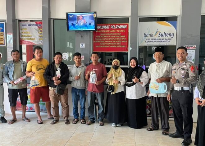 Apresiasi Masyarakat Taat Pajak, Jasa Raharja Sulawesi Tengah Berikan Doorprize di Samsat Tolitoli