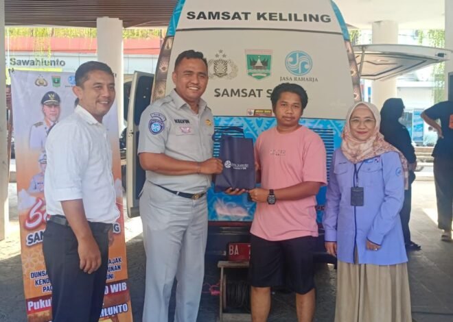 Jasa Raharja Sumbar Dukung Kegiatan Sambako Samsat Sawahlunto, Dorong Kepatuhan Pajak Kendaraan di Bulan Ramadhan