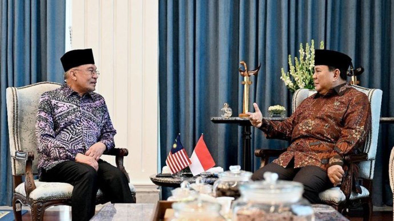 Silaturahmi Idul Fitri, Prabowo dan PM Anwar Pererat Persahabatan Bilateral