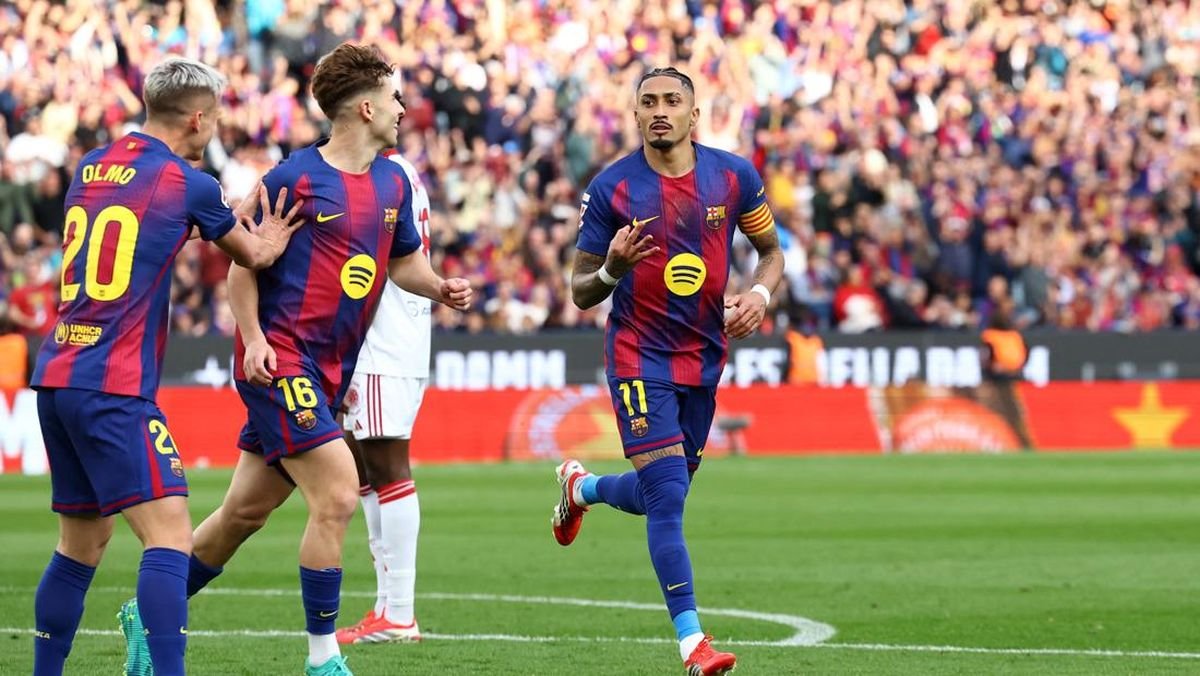 Barcelona Bantai Sevilla 5-2, Raphinha Cetak Tiga Gol