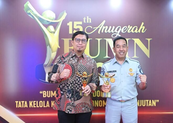 Transformasi Digital Pelayanan Publik Diapresiasi, Jasa Raharja Raih Dua di Ajang Penghargaan Anugerah BUMN 2026