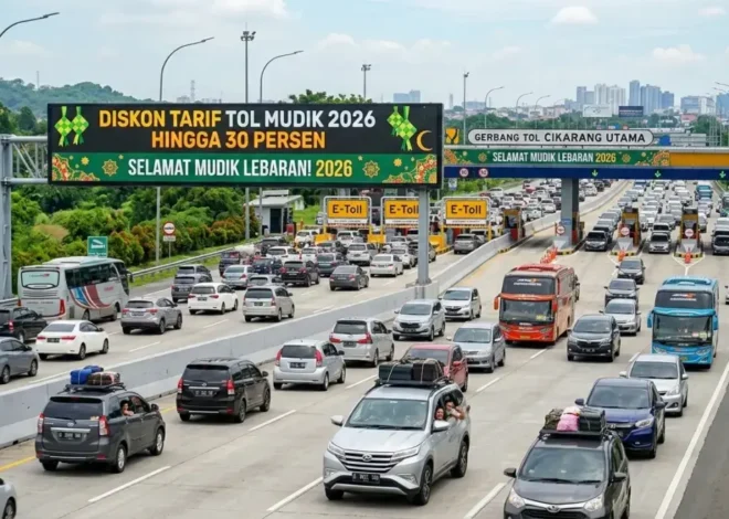 Tol Trans Jawa dan Trans Sumatra Diskon 30% Selama Arus Mudik dan Balik Lebaran 2026