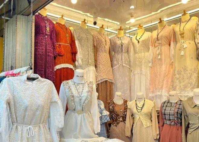 Gamis ‘Bini Orang’ Viral di Pusat Pasar Medan, Dibanderol Rp300 Ribu per Potong