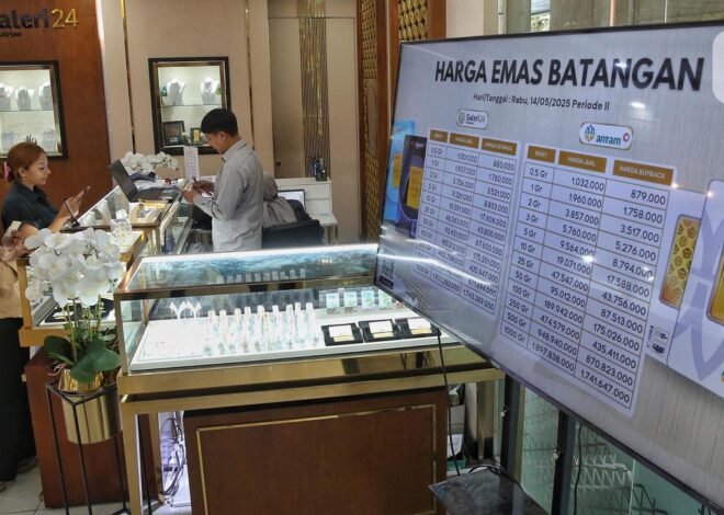 Update Harga Emas Pegadaian: UBS-Antam-Galeri24 Tetap di Level Sama