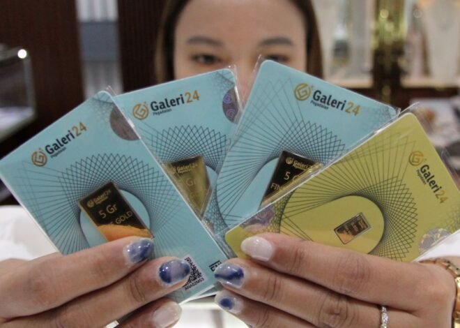 Emas Pegadaian: UBS dan Galeri24 Kompak Melemah Selasa Pagi