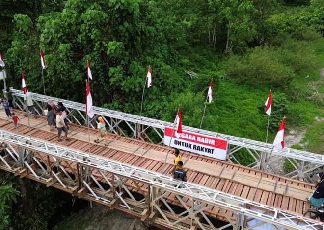 218 Jembatan Diresmikan Prabowo, Anak Desa Kini Aman Bersekolah