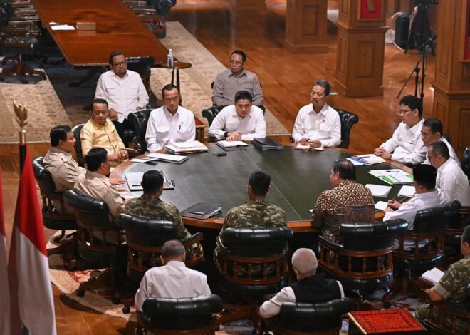 Prabowo Pimpin Rapat Bahas Pangan dan LPG Jelang Lebaran