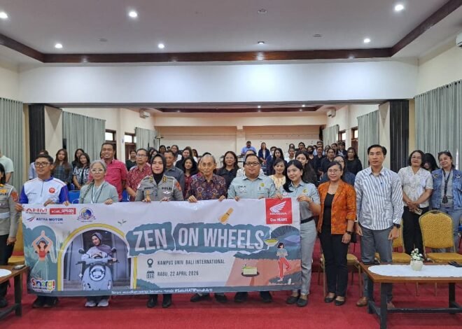 Zen On The Wheels, Semangat Kartini di Jalan Raya: Jasa Raharja Bali Dukung Edukasi Safety Riding bagi Mahasiswi di UNBI